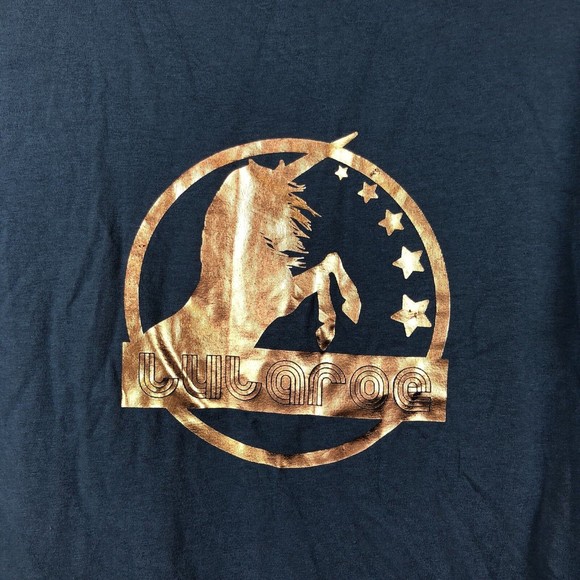 Lularoe Simply Comfortable Shirt Size XS “Carol” Tunic  Unicorn Metalic - Picture 2 of 5